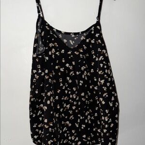 Stylish Black Cheetah Print Women's Top/Blouse